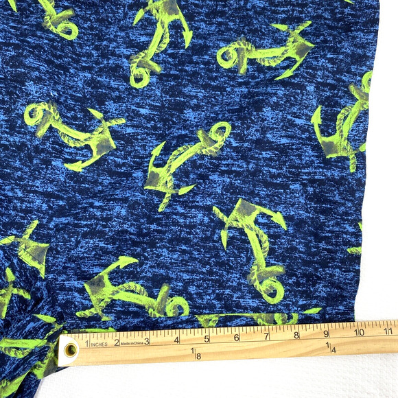 KS Island Swim Trunks Mens Large Tall Blue Knee Length Beachwear - Picture 6 of 8